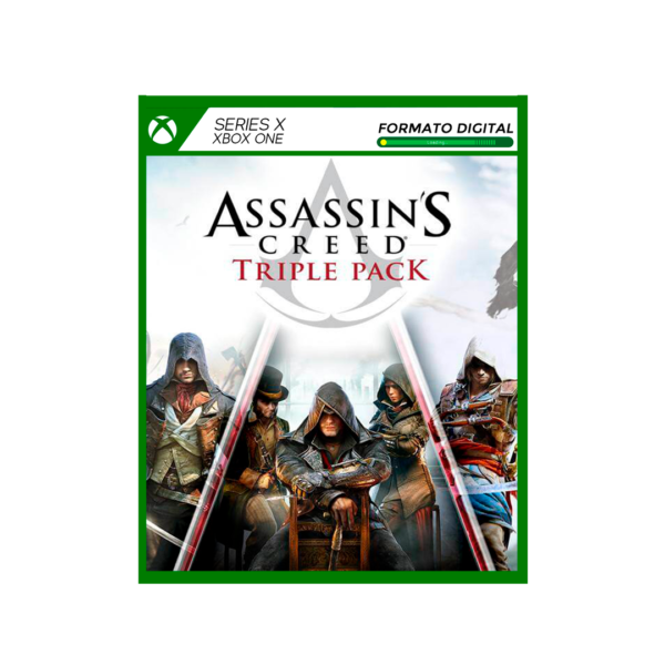 Pack Triple Assassin S Creed Black Flag Unity Syndicate Xbox New