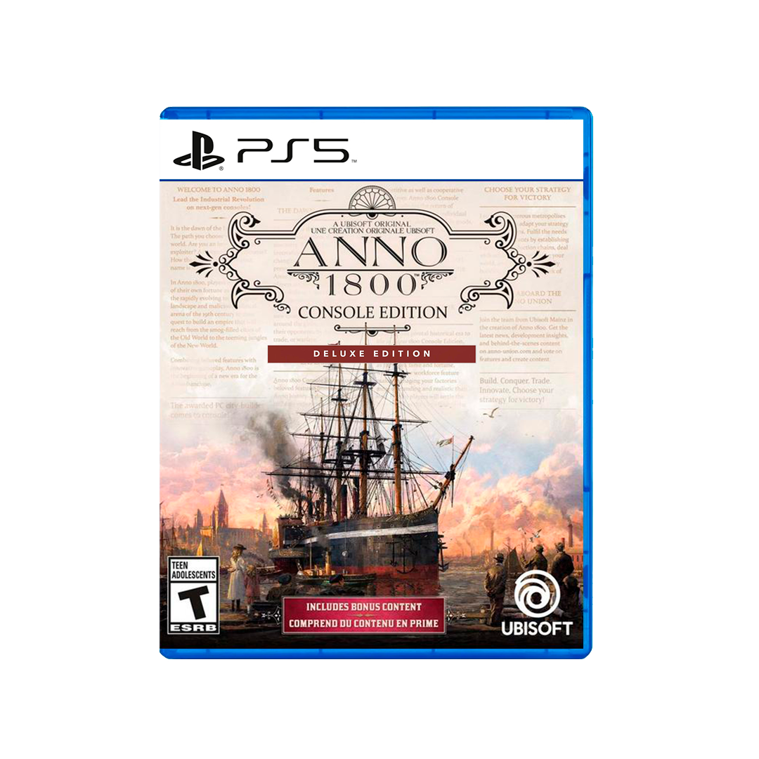 Jeu Vidéo Anno 1800 Pour PlayStation 5 (PS5) - Version Neuve Sous Blister Scellé