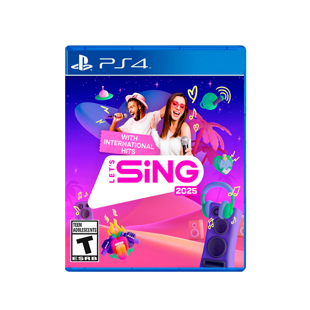 Let's Sing 2025 with International Hits PS4