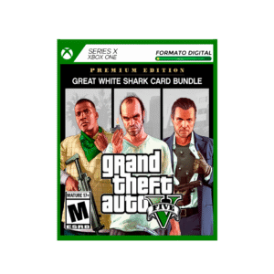 Grand Theft Auto V: Premium Online Edition & Great White Shark Card Bundle (XBOX)